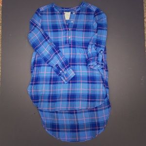 Anthropologie Holding Horses Plaid Tunic